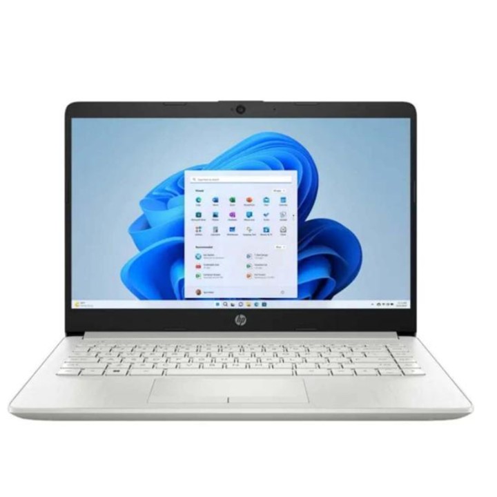 Laptop HP 14-DQ6013DX 14" Celeron N150 4GB RAM 128GB UFS W11S Home Verde Teclado Inglés