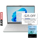 Laptop HP 14-DQ6013DX 14" Celeron N150 4GB RAM 128GB UFS W11S Home Verde Teclado Inglés