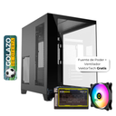 Case Gaming VektorTech QGM-570 Media Torre Vidrio Templado Micro-ATX Negro (Sin Fuente)