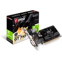Tarjeta de Vídeo 2GB DDR3 MSI GeForce GT 710 Low Profile VGA DVI-D HDMI PCIe 2.0