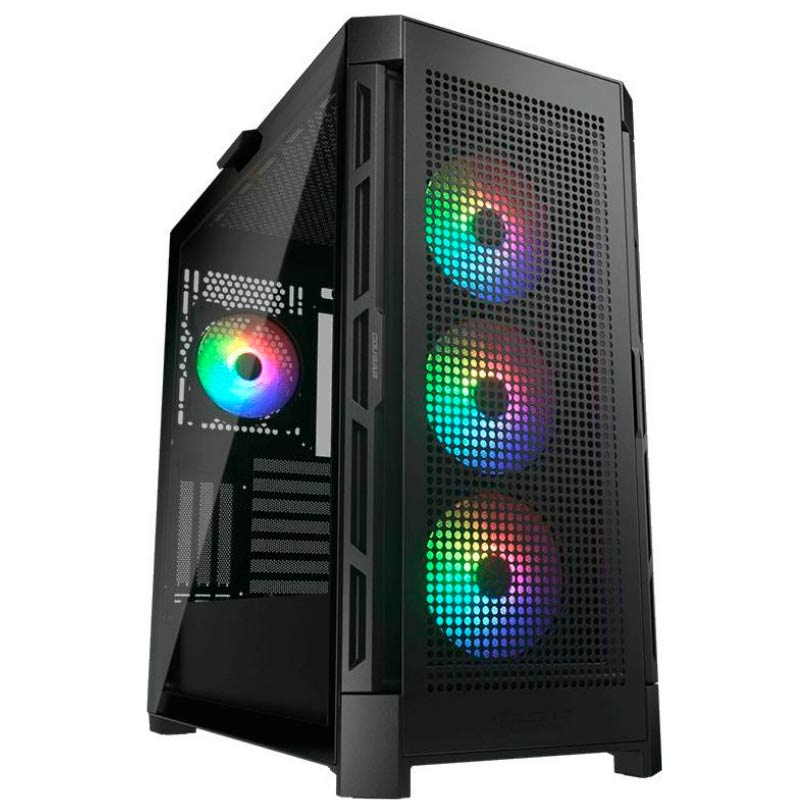 Case Gaming Cougar AirFace Pro Media Torre E-ATX Negro (Sin Fuente)