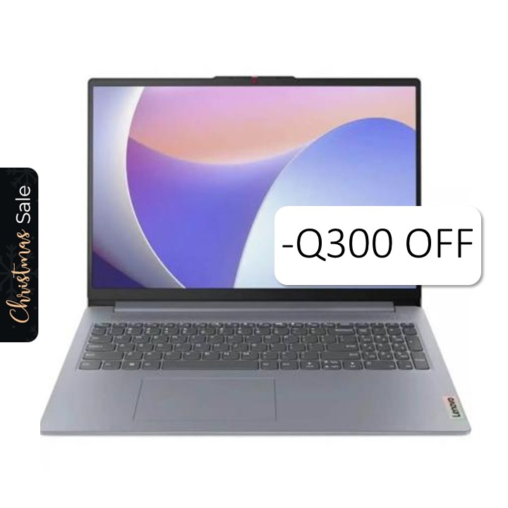 Laptop Lenovo Ideapad Slim 3i 15.6" i3-N305 8GB RAM 256GB SSD W11 Home Gris Inglés