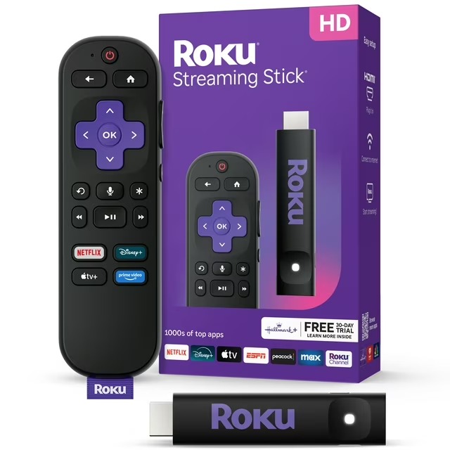 Dispositivo Roku Streaming Stick HD HDMI con Control de Voz