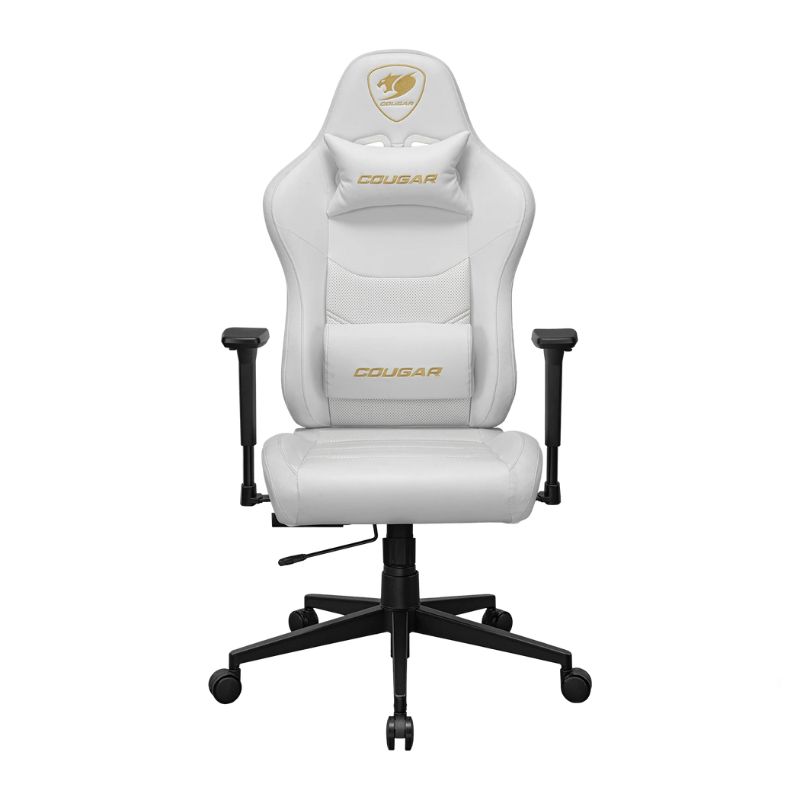 Silla Gaming Cougar Pryme Blanca PVC Premium