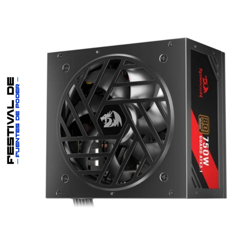 Fuente de Poder Redragon RGPS 750W 80-PLUS Bronze