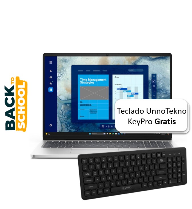 Laptop Dell Pro Silver 16" Core Ultra 5 235U 16GB RAM 512GB SSD W11 Pro Español