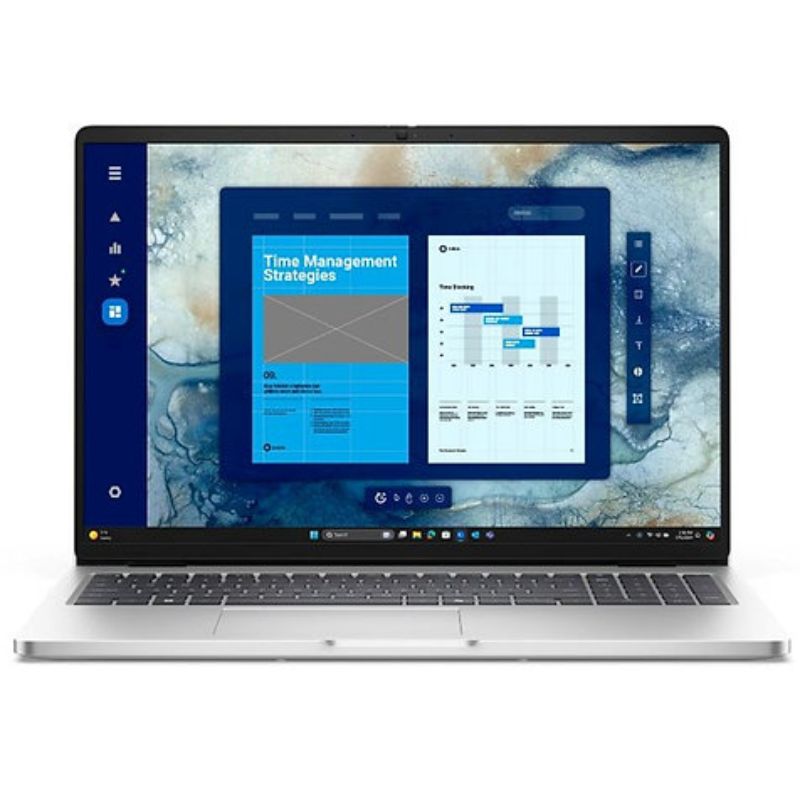 Laptop Dell Pro Silver 16" Intel Core Ultra 5 235U 16GB RAM 512GB SSD Intel Graphics W11 Pro Plateada Teclado Español