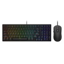 Teclado y Mouse Alámbrico Cougar Combat S USB Negro Inglés