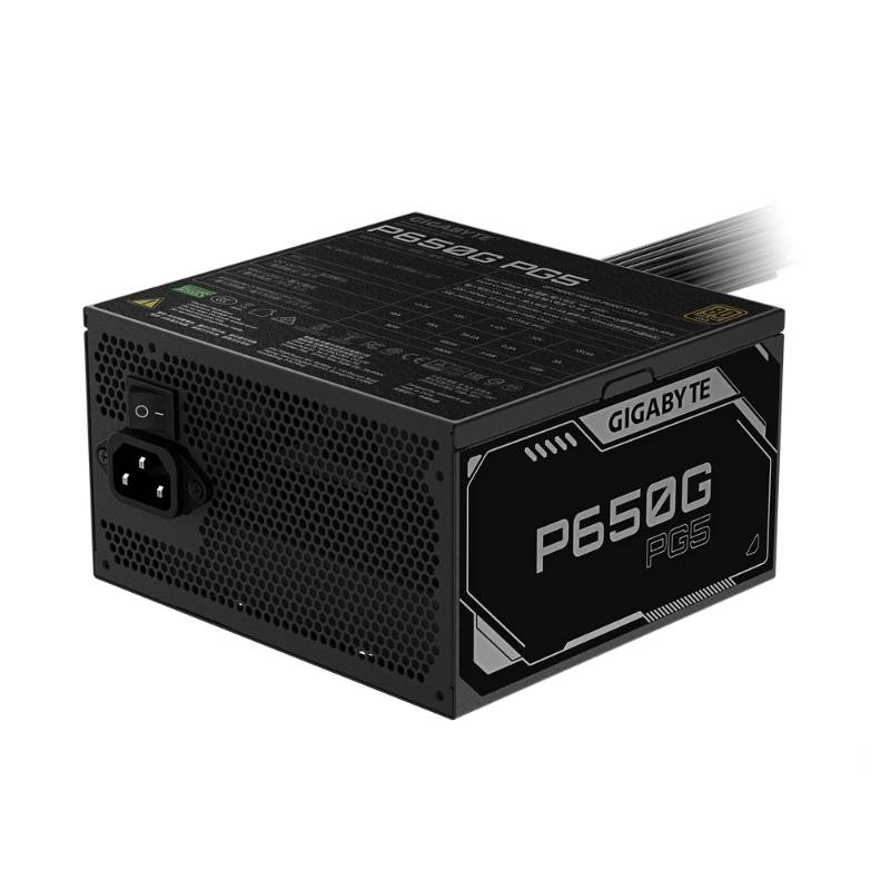Fuente de Poder 650W Gigabyte P650G PG5 80 Plus Gold