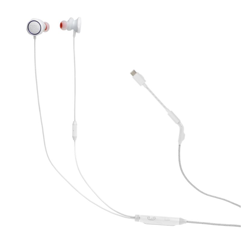 Audífonos In-Ear JBL Quantum 50C USB-C con Micrófono Blanco