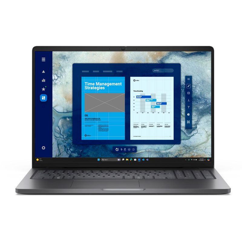 Laptop Dell Pro PC16250 16" Intel Core Ultra 5 225U 16GB RAM 512GB SSD Intel Graphics W11 Pro Negro Teclado Español