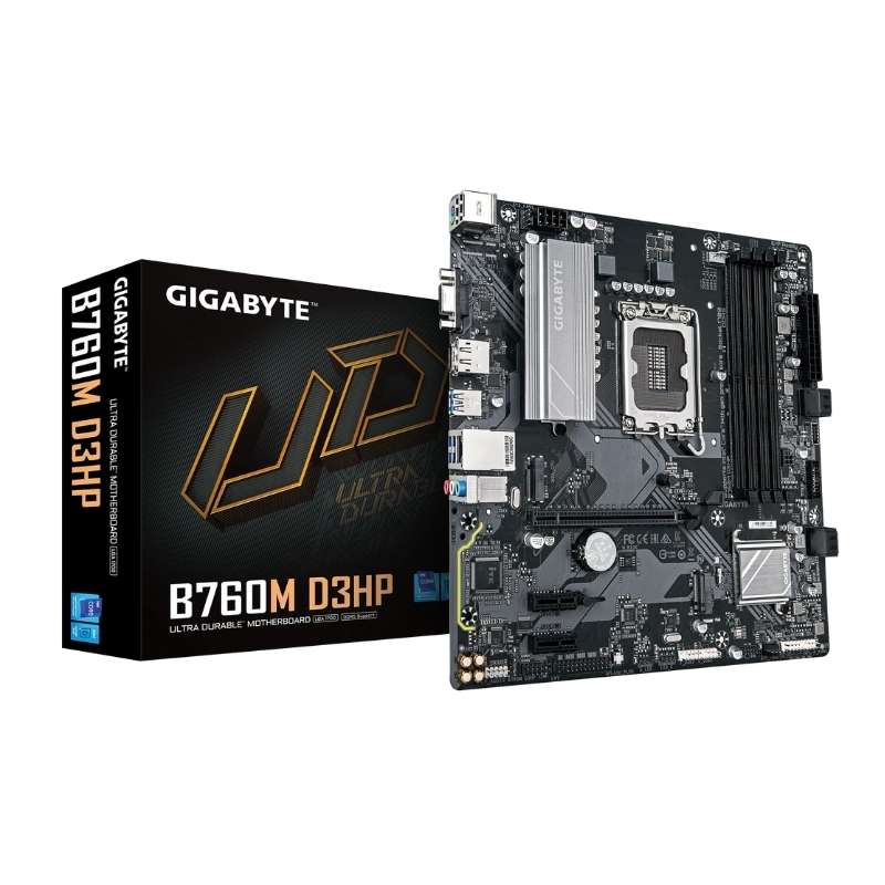 Motherboard Gigabyte B760M D3HP Socket LGA1700 14th, 13th & 12th Gen 4xDDR5 Micro-ATX