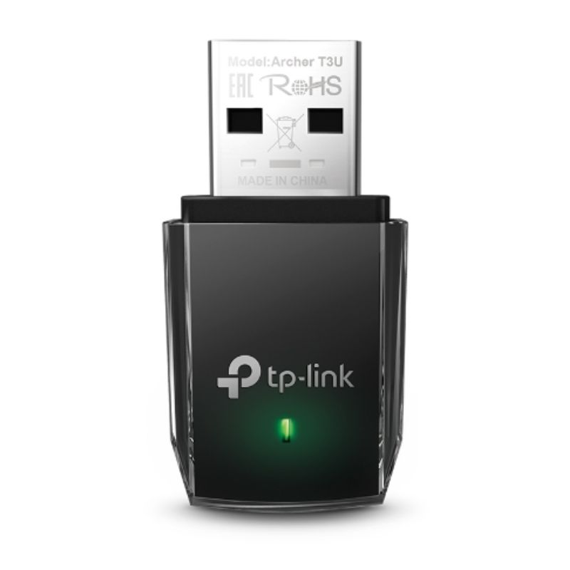 Adaptador de Red USB a Wi-Fi TP-Link Archer T3U Mini Doble Banda AC1300 867 Mbps