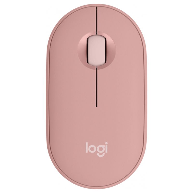 Mouse Inalámbrico Bluetooth Logitech Pebble 2 M350s Óptico 4000DPI Rosado