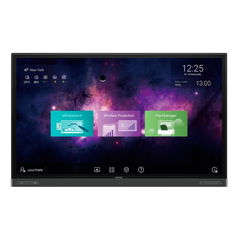 Pantalla Interactiva Táctil 75" RE7504 BenQ 4K UHD IPS USB-C Android