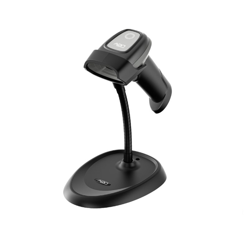 Lector de código de barras AON HS-10L 1D 2D USB con soporte