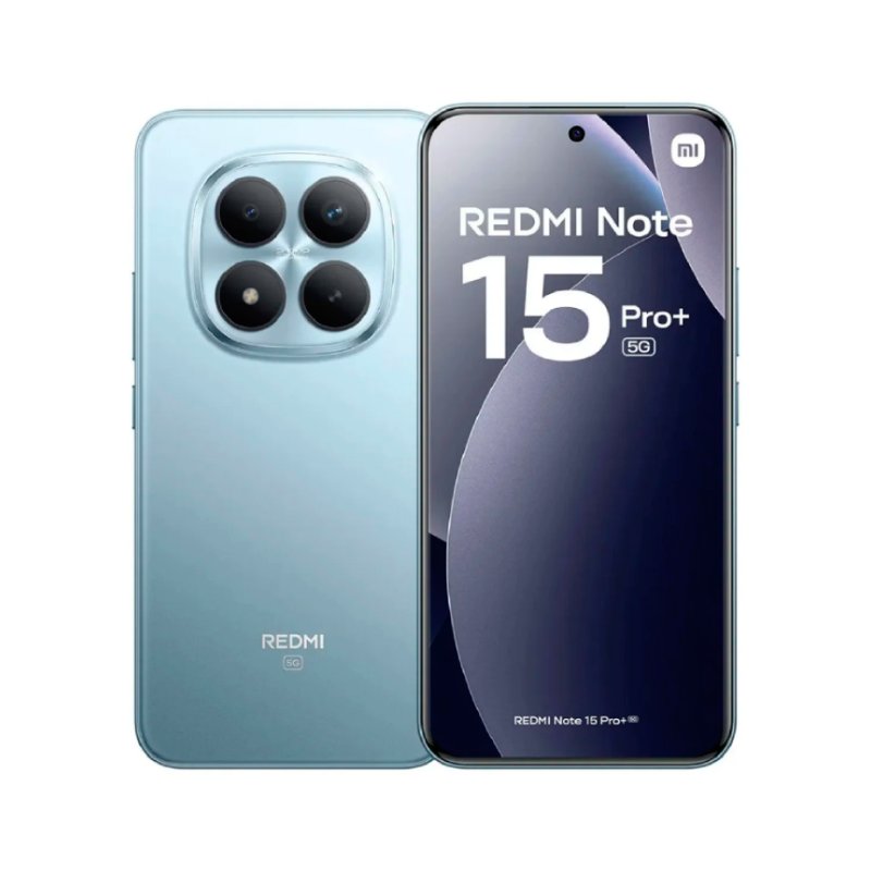 Celular Xiaomi Redmi Note 15 Pro+ 5G US 512GB 12GB RAM Dual SIM Azul Glaciar