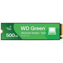 Unidad SSD M.2 2280 500GB Western Digital Green SN3000 NVMe PCIe Gen4 x4 5000 MB/s