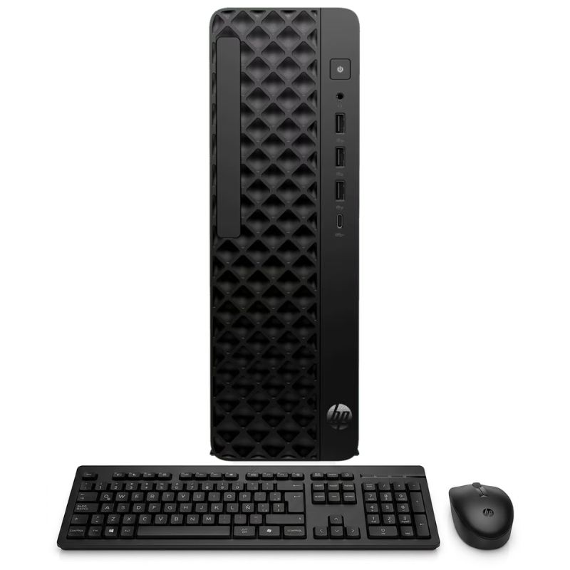 Computadora HP ProDesk 2 SFF G1i Intel Core i3-14100 16GB RAM 512GB SSD Intel UHD W11 Pro Negro Teclado Español