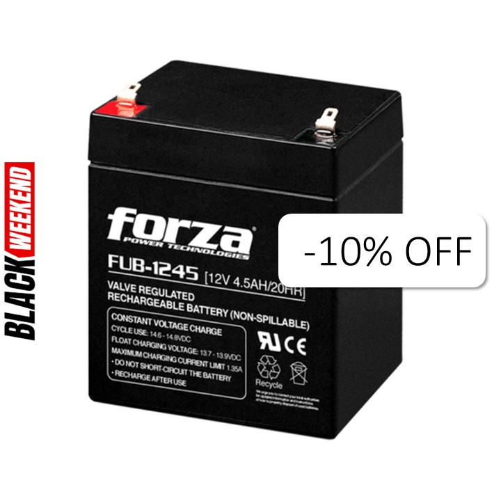 Batería para UPS Forza FUB-1245 4.5Ah 12v