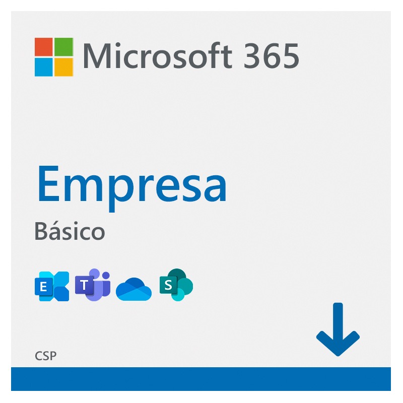 Licencia de Microsoft 365 Empresa Básico CSP 1 Mes **DIGITAL**