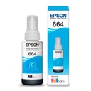 Botella de Tinta Epson T664 Cian 70ml