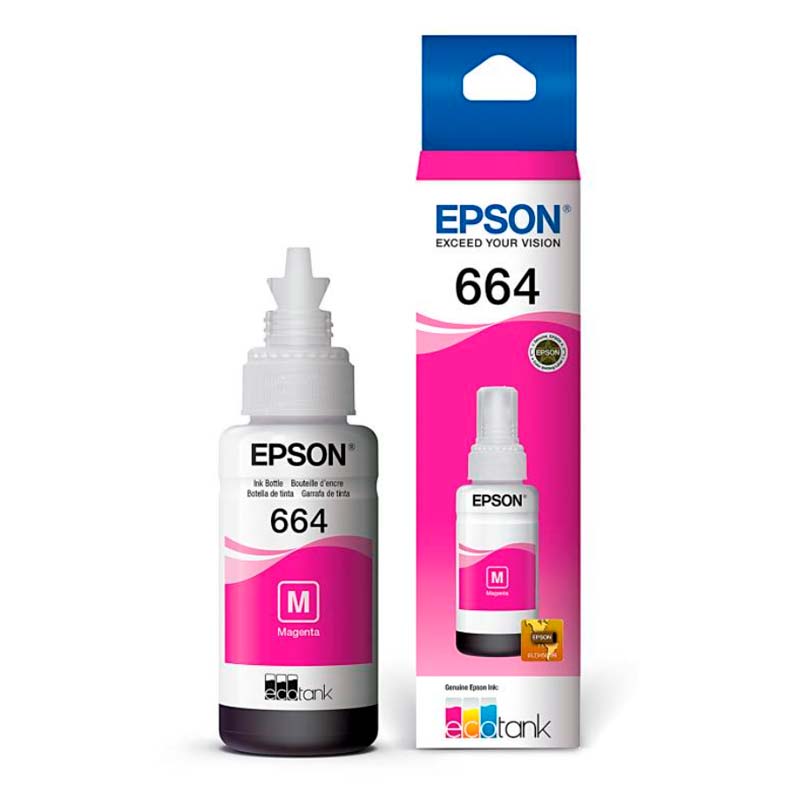 Botella de Tinta Epson T664 Magenta 70ml