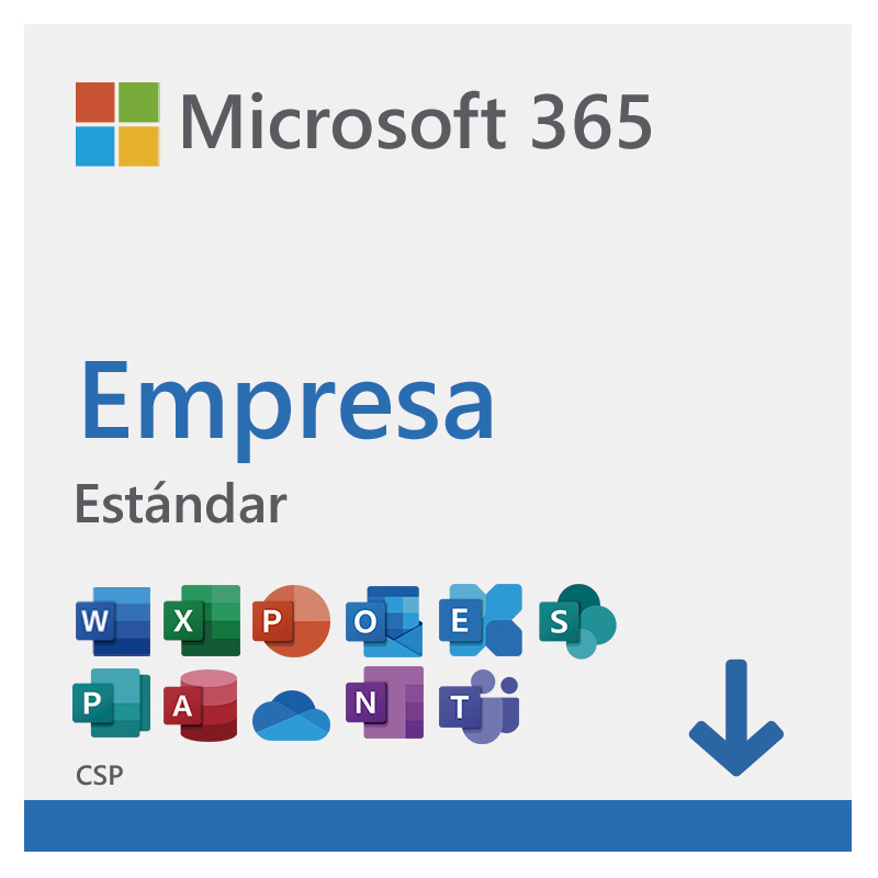 Licencia de Microsoft 365 Empresa Estándar CSP 1 Mes