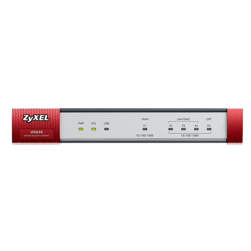 Firewall UTM Zyxel USG40 con Licencia para 1 Año