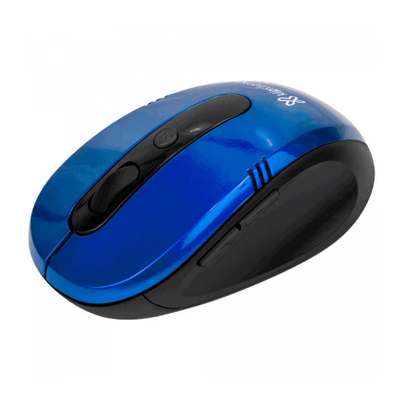 Mouse Inalámbrico Klip Xtreme Vector 3D Óptico 1600DPI Azul