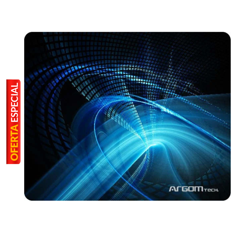 Mousepad Argom ARG-AC-1235BL Galaxia Negro-Azul