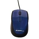 Mouse Alámbrico Argom MS14 3D Óptico 800DPI Azul