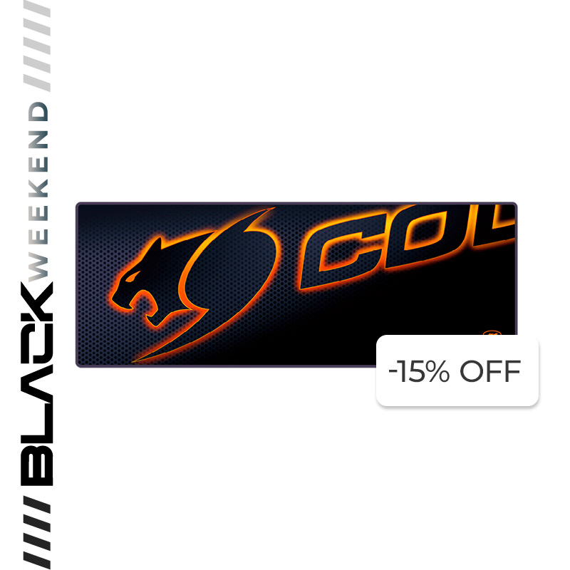 Mousepad Gaming Cougar Arena Black Extra Largo