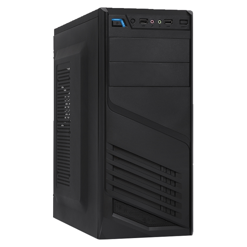 Case Xtech Media Torre XTQ-200 ATX con Fuente de Poder 600W Negro