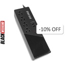 Regulador de Voltaje Forza 1000VA 500W FVR-1011USB 4 Salidas