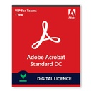 Licencia de Adobe Acrobat Standard DC for Teams 1 Año