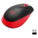 Mouse Inalámbrico Logitech M190 1000DPI Negro/Rojo