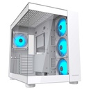 Case Gaming Cougar FV150 RGB Media Torre Blanco (Sin Fuente)